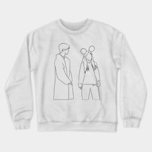 Castaway Diva lineart Korean Drama Crewneck Sweatshirt